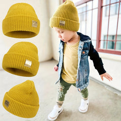 Woven Winter Hats for Baby Boy & Girl 0-3 Years