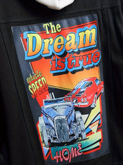The Dream Is True Print Men's Denim Jacket