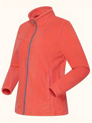 Warm Windproof Softshell Sports Jacket - Women's Activewear