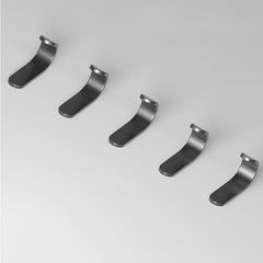 Metal Hooks Coat Bathroom Door Hooks Wall-mounted Adhesive