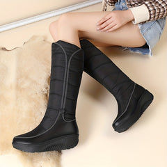 Women's Winter Warm Waterproof Snow Boots Soft High Top Shoes