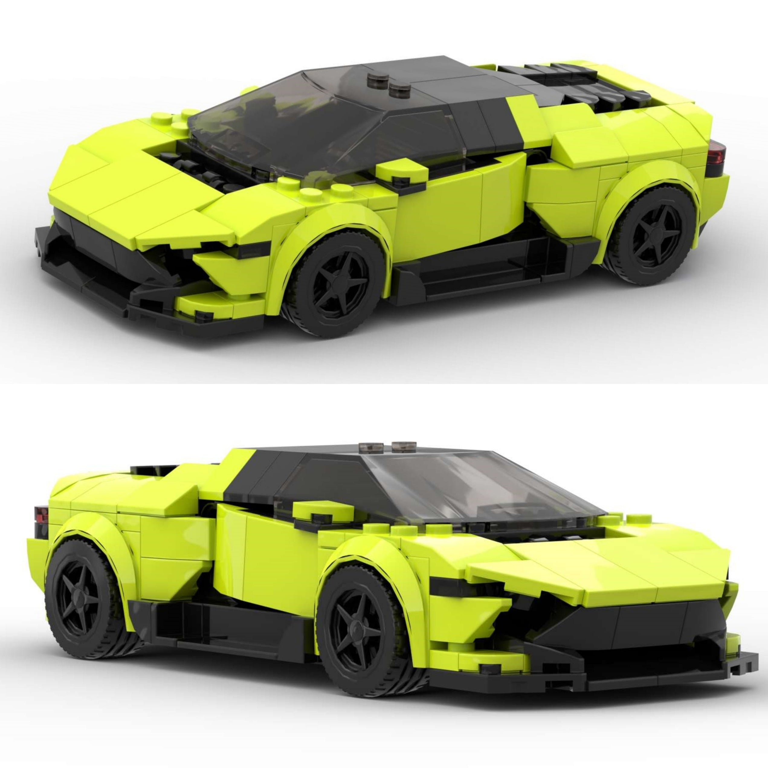 312pcs Classic Sports Car Brick Hot Deal MOC City Model Toy DIY Car Mod