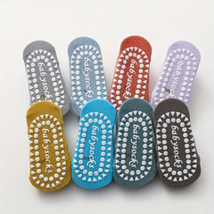 3 Pairs Baby Non-Slip Trampoline Socks Soft Comfortable Breathable Floor Socks