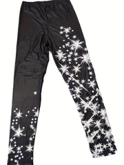 All Over Print Skinny Leggings Women's Clothing