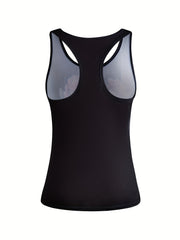 Flower & Skull Print Tank Top Sleeveless Summer Top