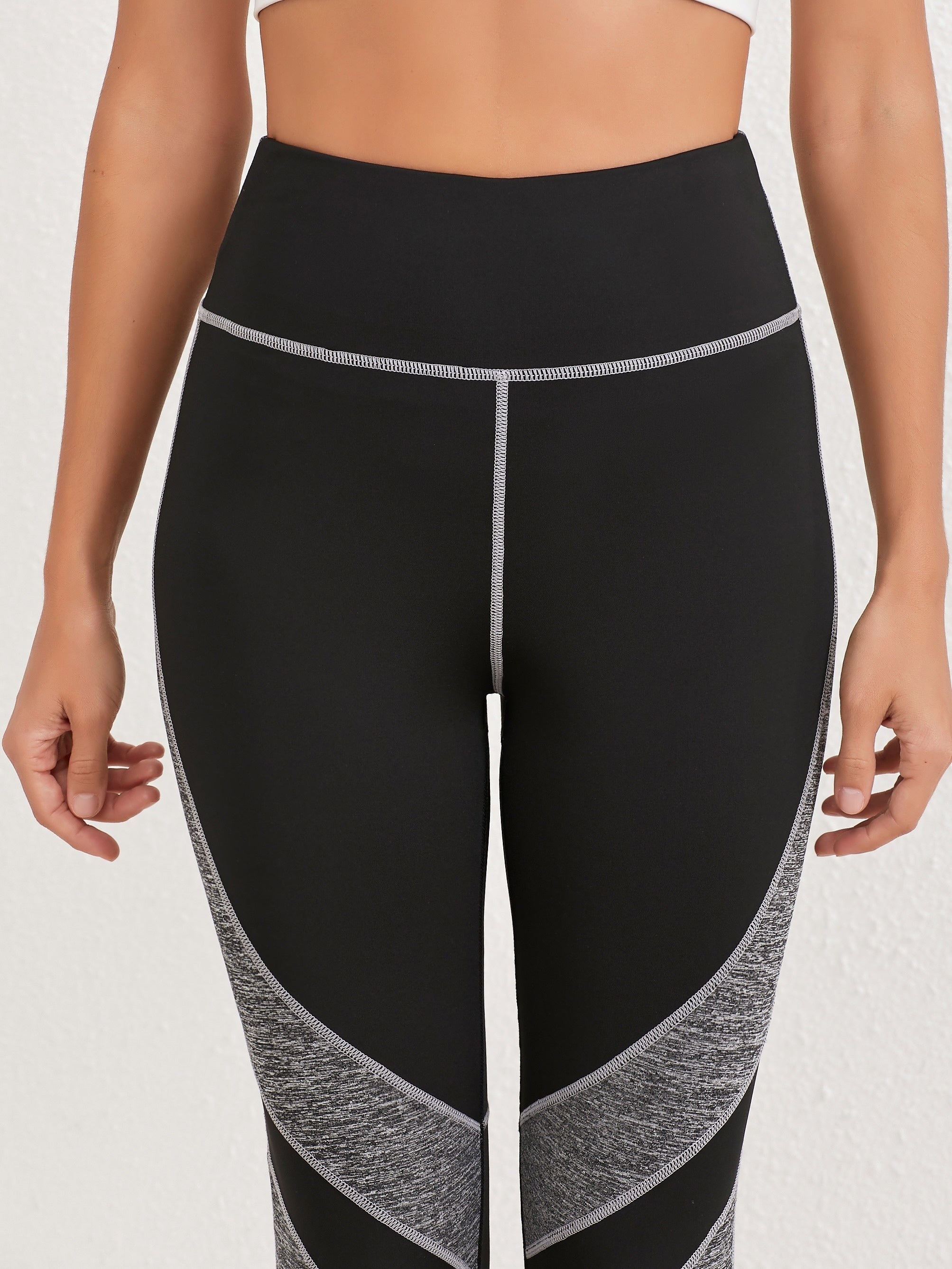 High Waist Tummy Control Fitness Pants Quick Dry Running Yoga Hip Lifting Sports