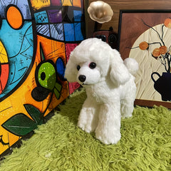Jumbo Poseable Poodle Plush Squishy Body & Brown