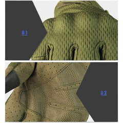 Tactical Breathable Full Finger Gloves for Shooting Cycling
