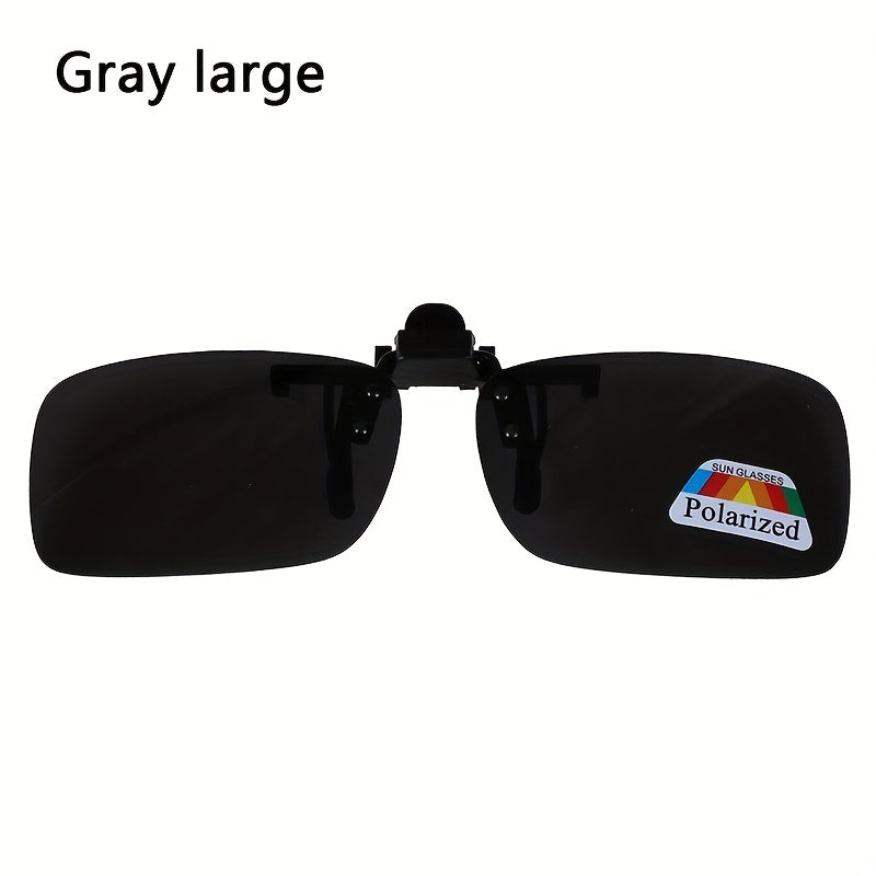Men's Polarized Clip on Night Vision Driving Sunglasses