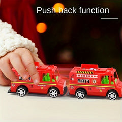 Pull Back Toy Car Fast Food Bus Mold Inertia Educational Toy