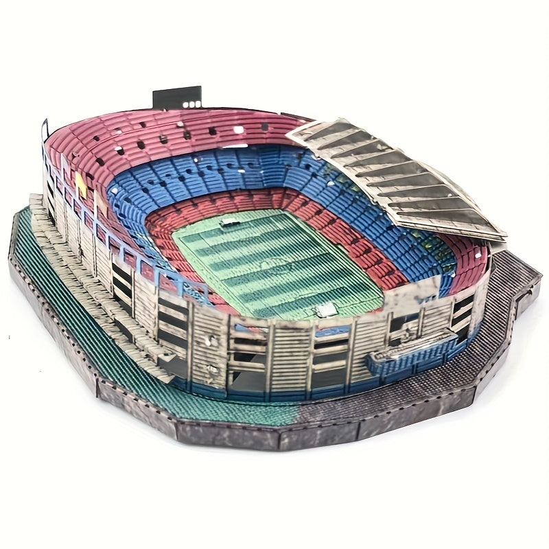 Football Field 3D Stereo Metal Puzzle DIY Assembly Model Gift