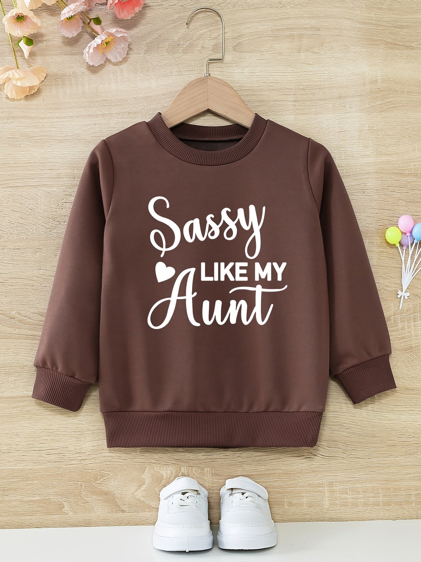 Girls' Sassy Aunt Graphic Active Pullovers