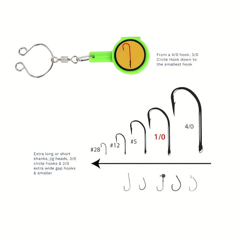 2pcs Safety Hook Line Knotting Tool Fishing Gear Accessories