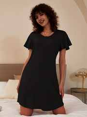 Soft & Comfy V Neck Lounge Dress Women's Loungewear