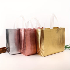 4pcs Non-woven Laminated Gift Bags for Holidays & Events