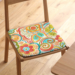 Floral Printed Chair Cushion Memory Foam - Office Chairs