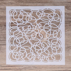 13cm Decorative Circle Stencil Template for DIY Crafts Scrabook Painting