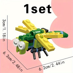 Dragonfly Building Block Toy Assembly Model Gift