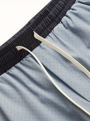 Men's Drawstring Mesh Sports Shorts Breathable Quick Drying Stretch Shorts