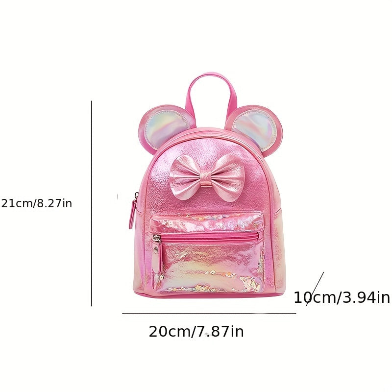 Kids Backpack Cartoon Bowknot Ears Kindergarten Schoolbag