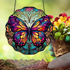 Butterfly Hanging Window Decor Sun Catcher for Nature Lover - Fall Decor