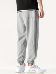 Men's Loose Fit Casual Pants Tapered Joggers Sweatpants