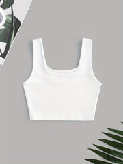 3 Pack Crop Tank Tops Y2K Sleeveless Tank Tops For Summer Women's Clothing