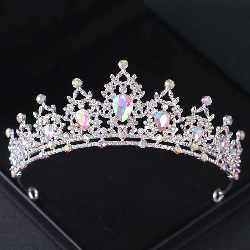 Silvery Rhinestone Crown Hairband Headband Bridal Wedding Favor