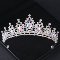 Silvery Rhinestone Crown Hairband Headband Bridal Wedding Favor