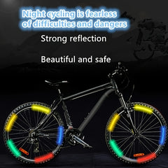 Bicycle Wheel Reflective Sticker Helmet Wheel Ring Protective Strip
