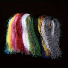 30 Colors Hair Hook Tying Materials Fly Tying Materials Flash Tinsel