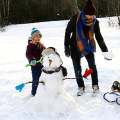 4 Pairs Winter Sports Mittens for Kids, Warm Knitted Gloves
