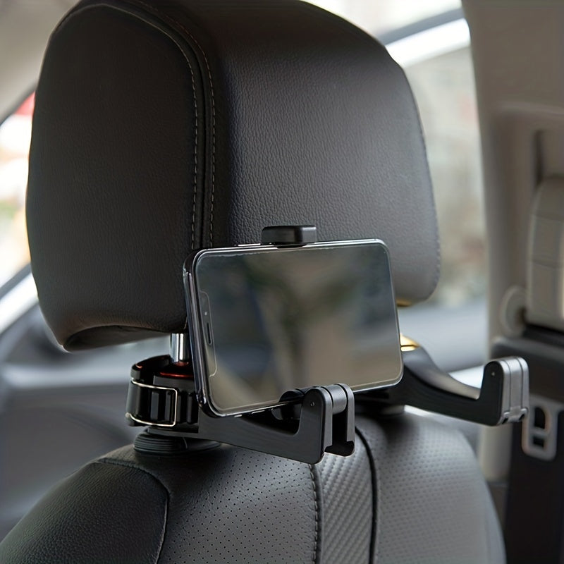 Car Hook Phone Stand Creative Rear Headrest Holder