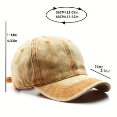 Acid Washed Denim Baseball Cap Trucker Cap