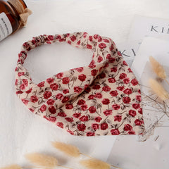Women's Bandana Retro Floral Print Hair Scarf