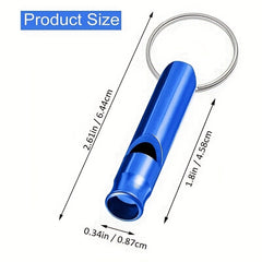 5pcs set Emergency Survival Whistle with Keychain, High Decibel Sound Safety