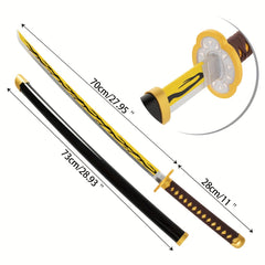 Wooden Anime Sword Samurai Katana Sword Halloween Cosplay Prop