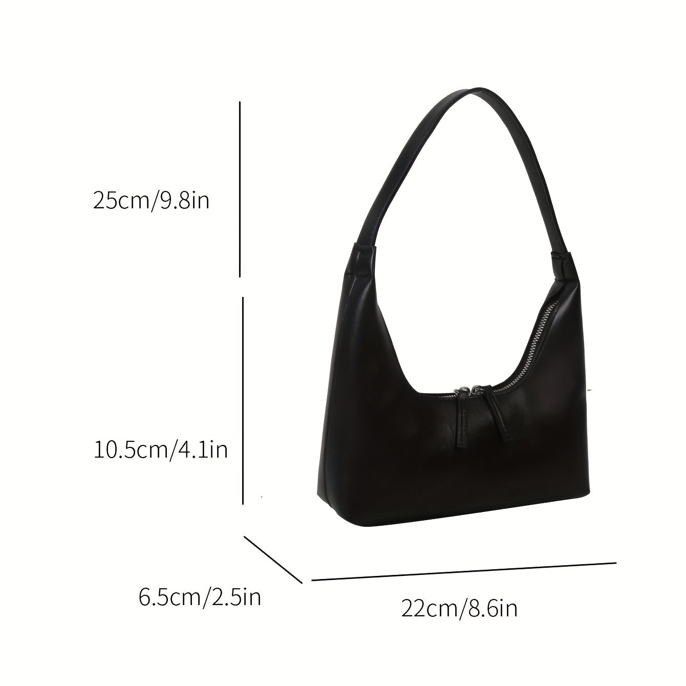 Pink Crescent Hobo Bag Women's Handbag & Shoulder Purse