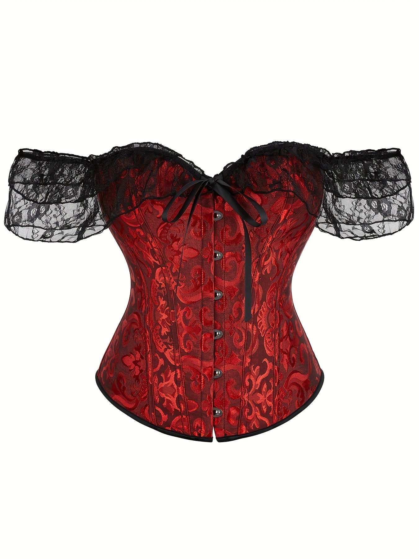 Lace Corset Bustier Tummy Control Body Shaper