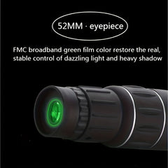 HD Long Range Monocular Telescope Lightweight Portable for Camping Travel