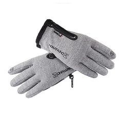 Men's Touch Screen Gloves Windproof & Warm Plush Waterproof Gloves