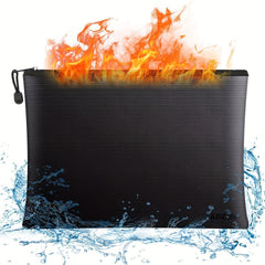 Fireproof Waterproof Money Bag for Bills Documents