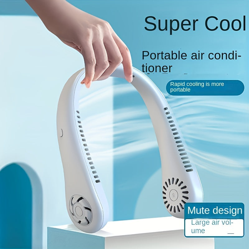 Portable Neck Fan USB Rechargeable Outdoor Sport Fan