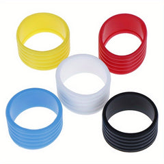 4pcs Silicone Tennis Racket Sealing Rubber Ring Sweat-absorbing Fixed Rubber