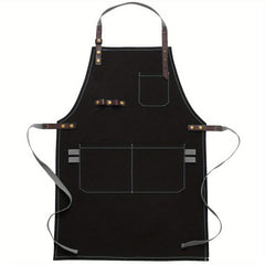 Adjustable Heavy Duty Canvas Apron, Brown, 28in x 35in