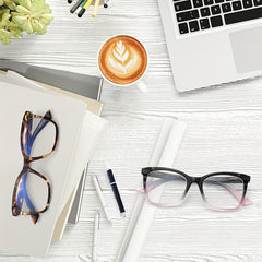 3 Pairs Men's Anti Light Glasses with Glasses Bag and Cloth