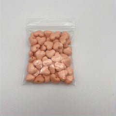 50pcs Love Heart Beads for DIY Bracelets, Phone Straps & Necklaces