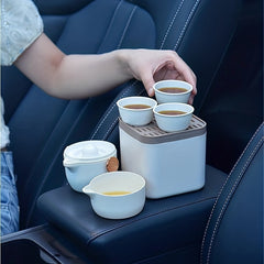 Portable Tea Set 1 Tea Pot & 3 Cups Travel Camping Kung Fu Tea Set
