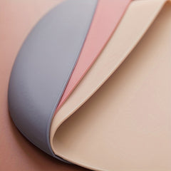 Silicone Baby Bib Adjustable Size Soft Plain Blank Pattern 1 Year Old