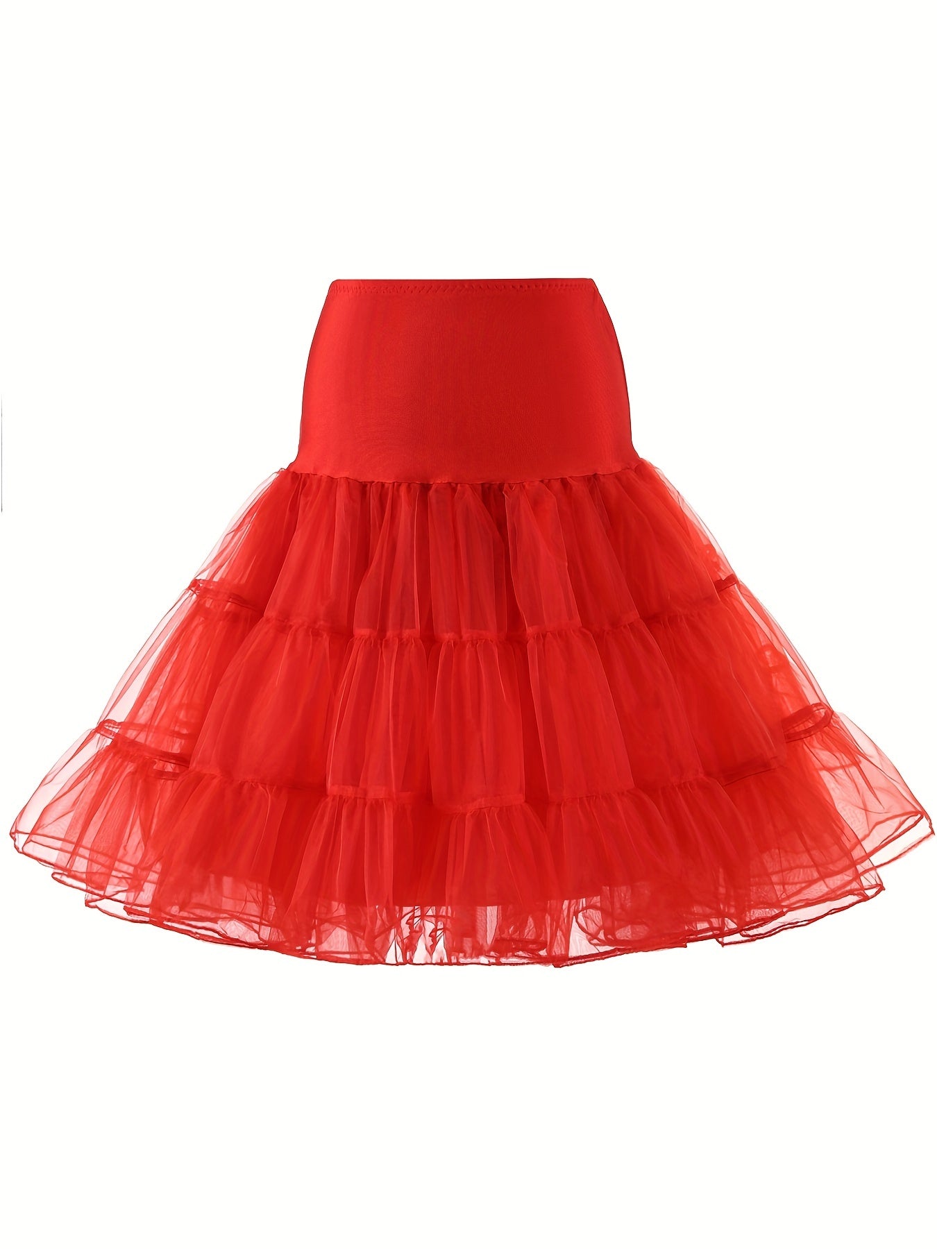 Solid Tutu Skirt for Ballet Party